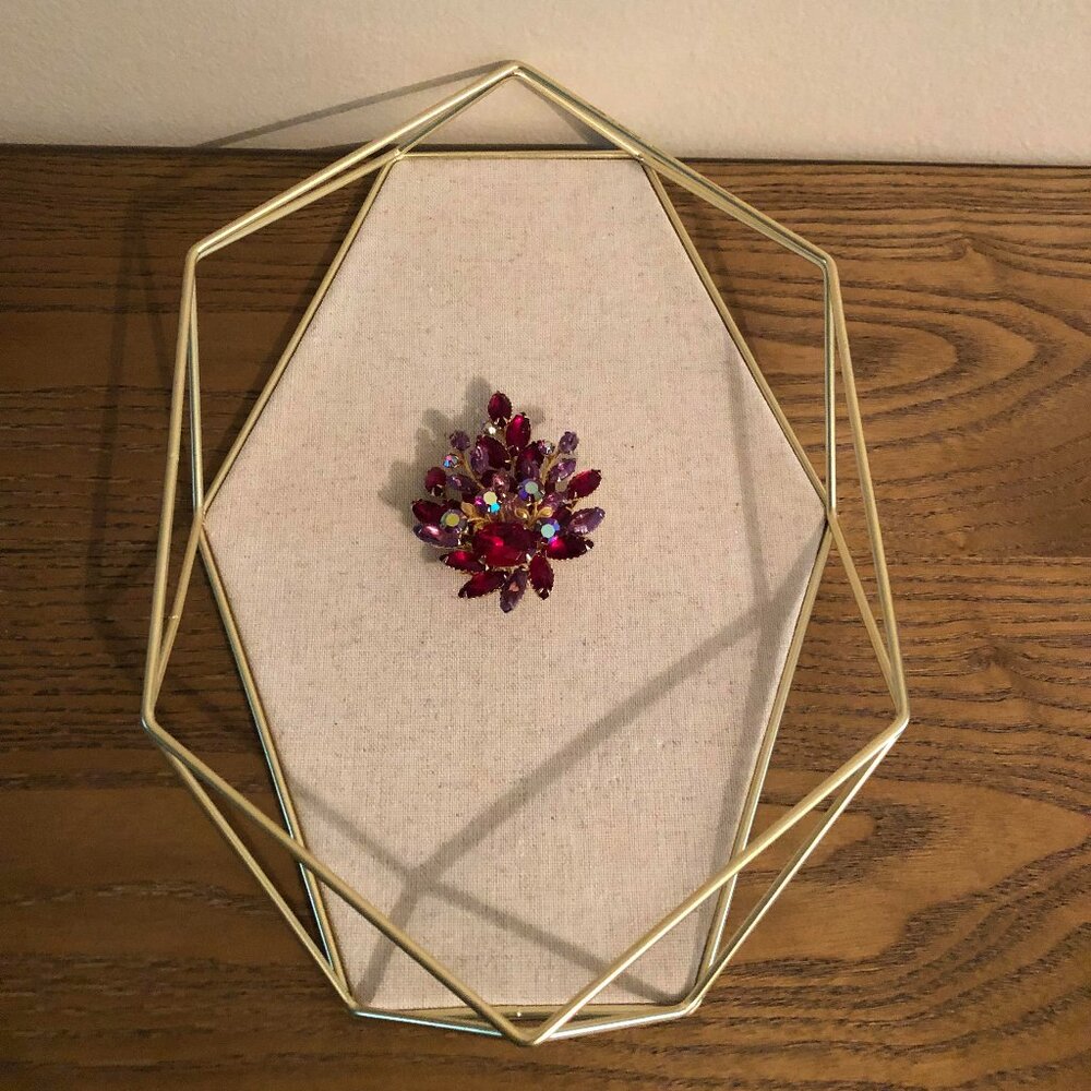 Vintage Crystal Brooch